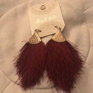 Altar’d State Burgundy earrings